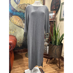 Women's Chico's Gray Midi Dress Size L